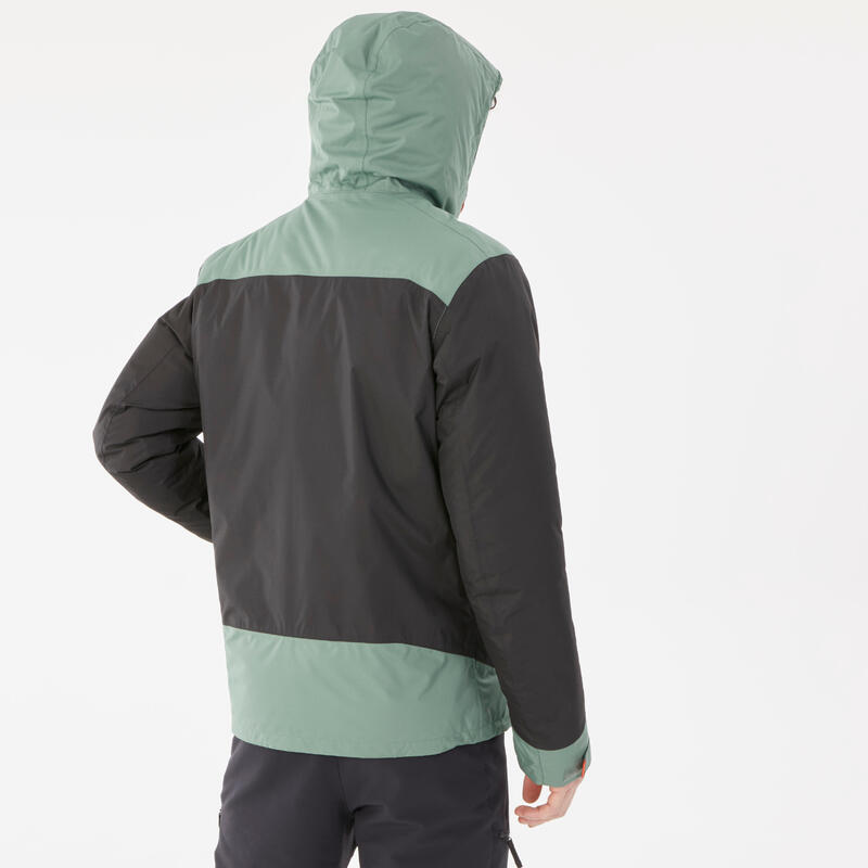 Abrigo de montaña y nieve impermeable con capucha Hombre Quechua SH500