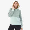 Moteriškas flisinis žygių džemperis „SH900“, rausvai pilkas