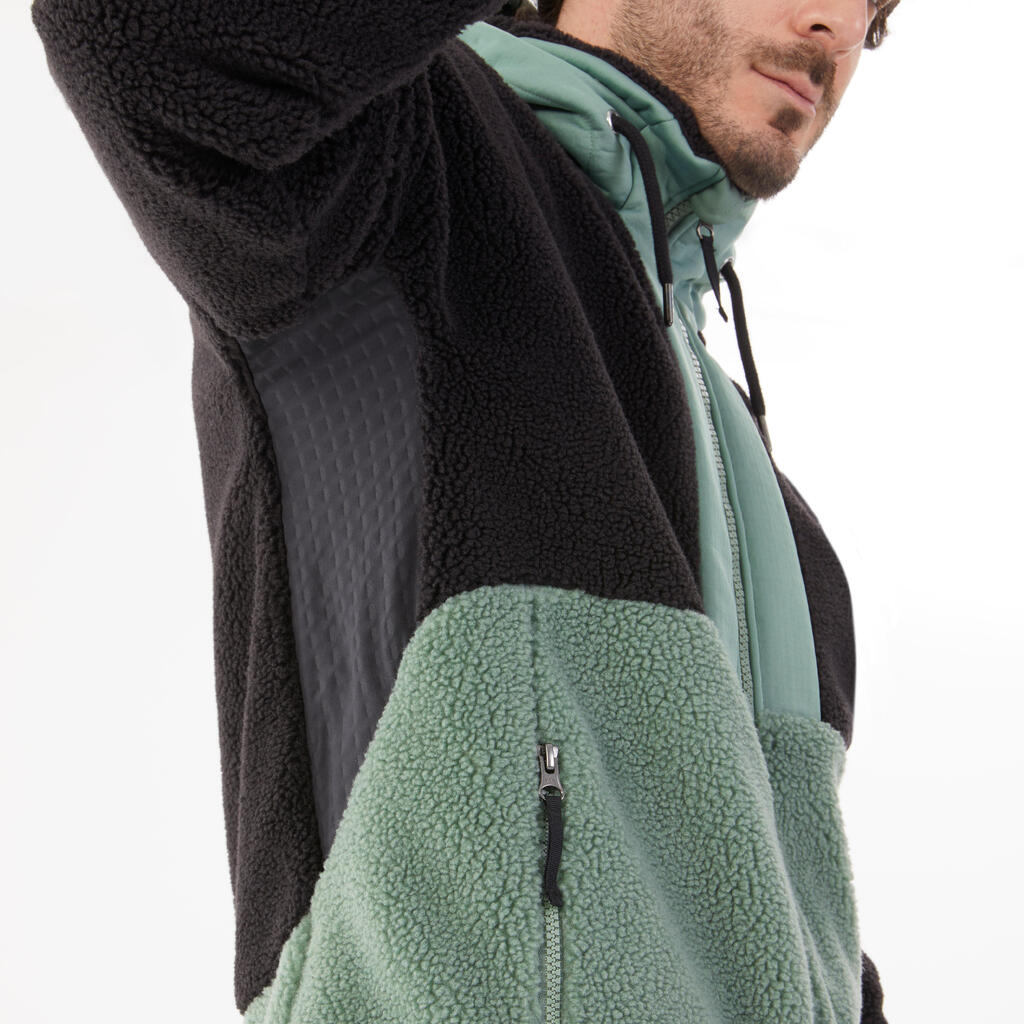 Vyriškas fliso žygių džemperis „SH900“, kreminis