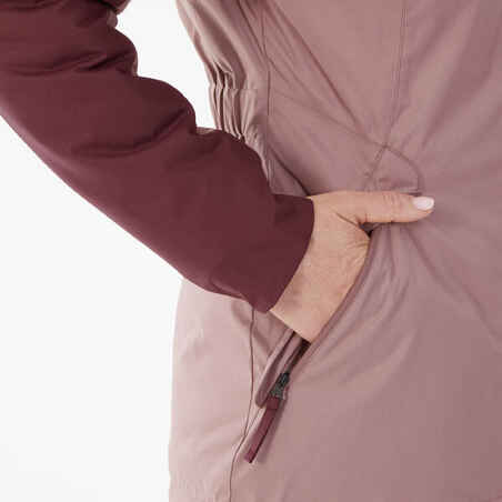 Moteriška neperšlampama žiemos žygių striukė „SH500“, -10 °C temperatūrai