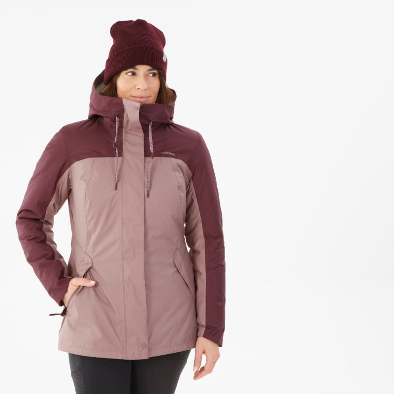 Abrigo de montaña y nieve impermeable Mujer Quechua SH500