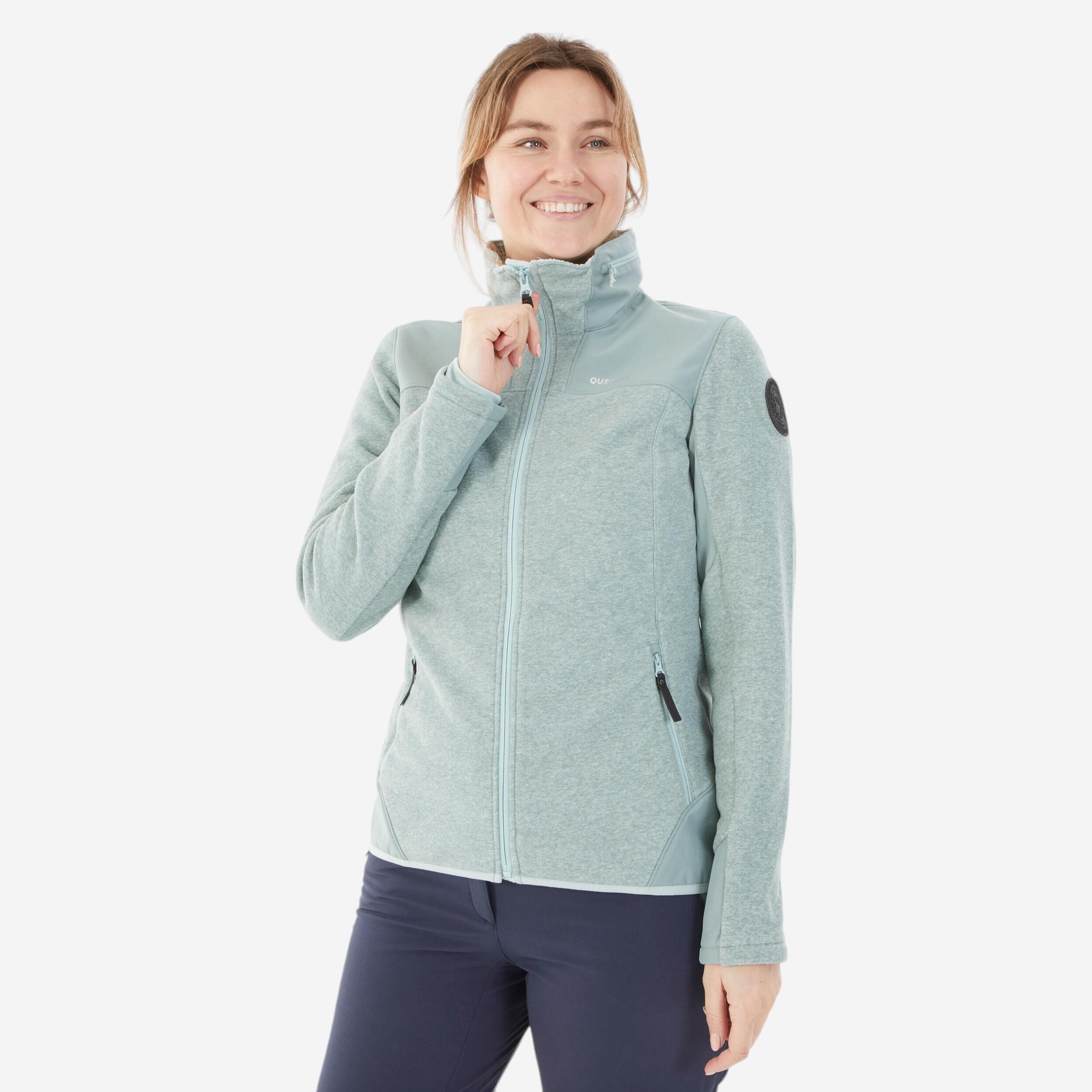 Warm hiking fleece jacket - SH500 MOUNTAIN - women