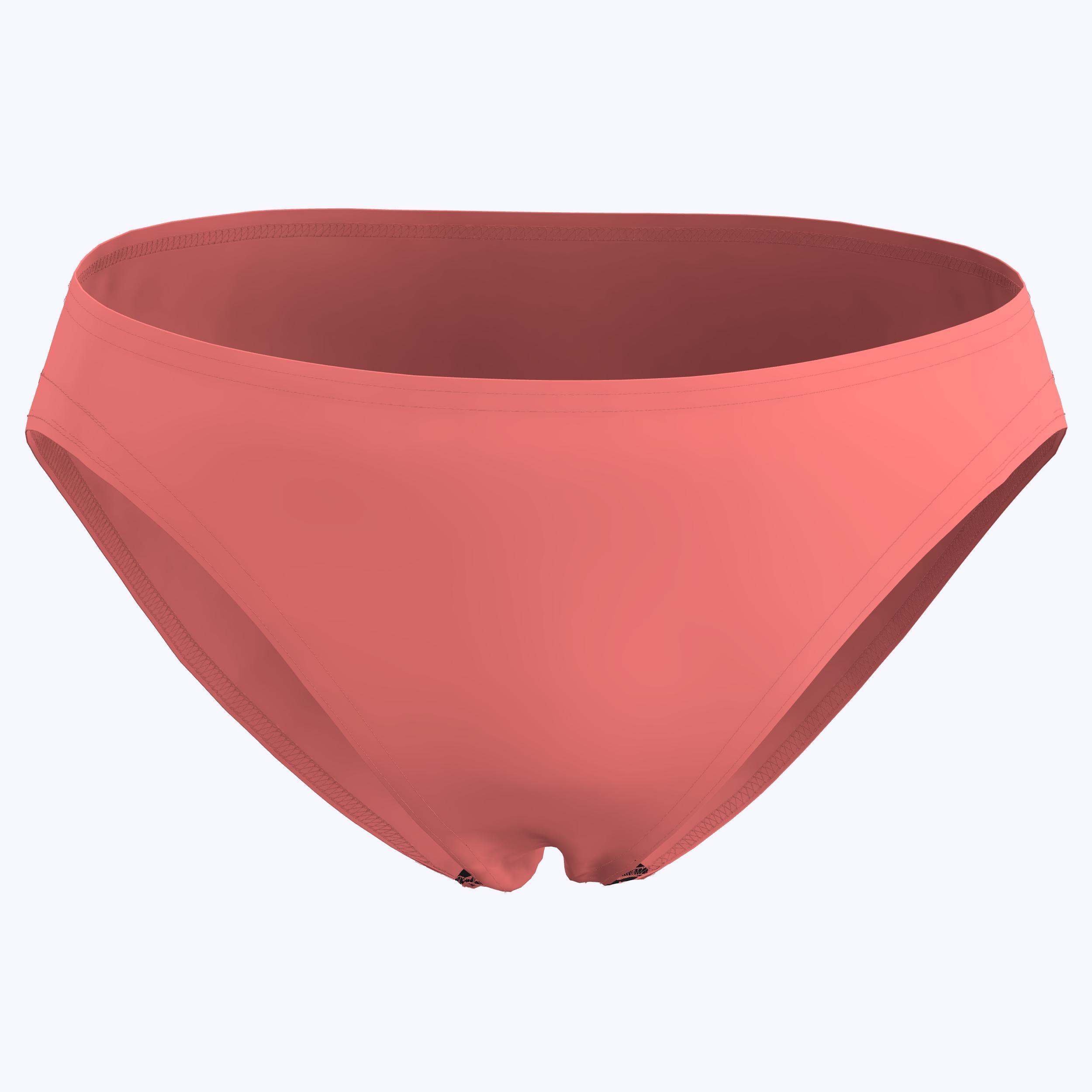 Costume slip ragazza 100 rosso corallo 5/5