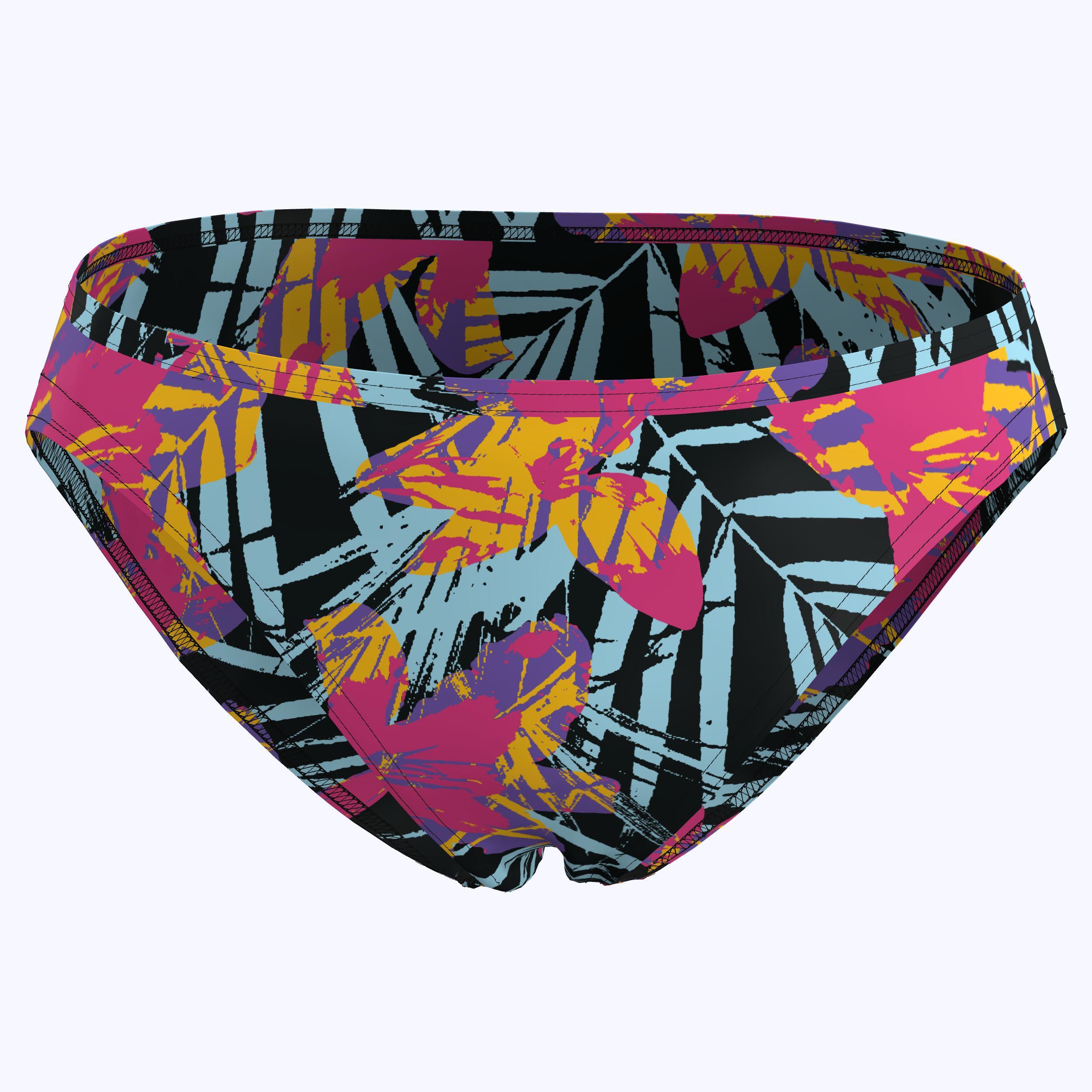 Costume slip ragazza 100 TROPICAL rosa 8/8