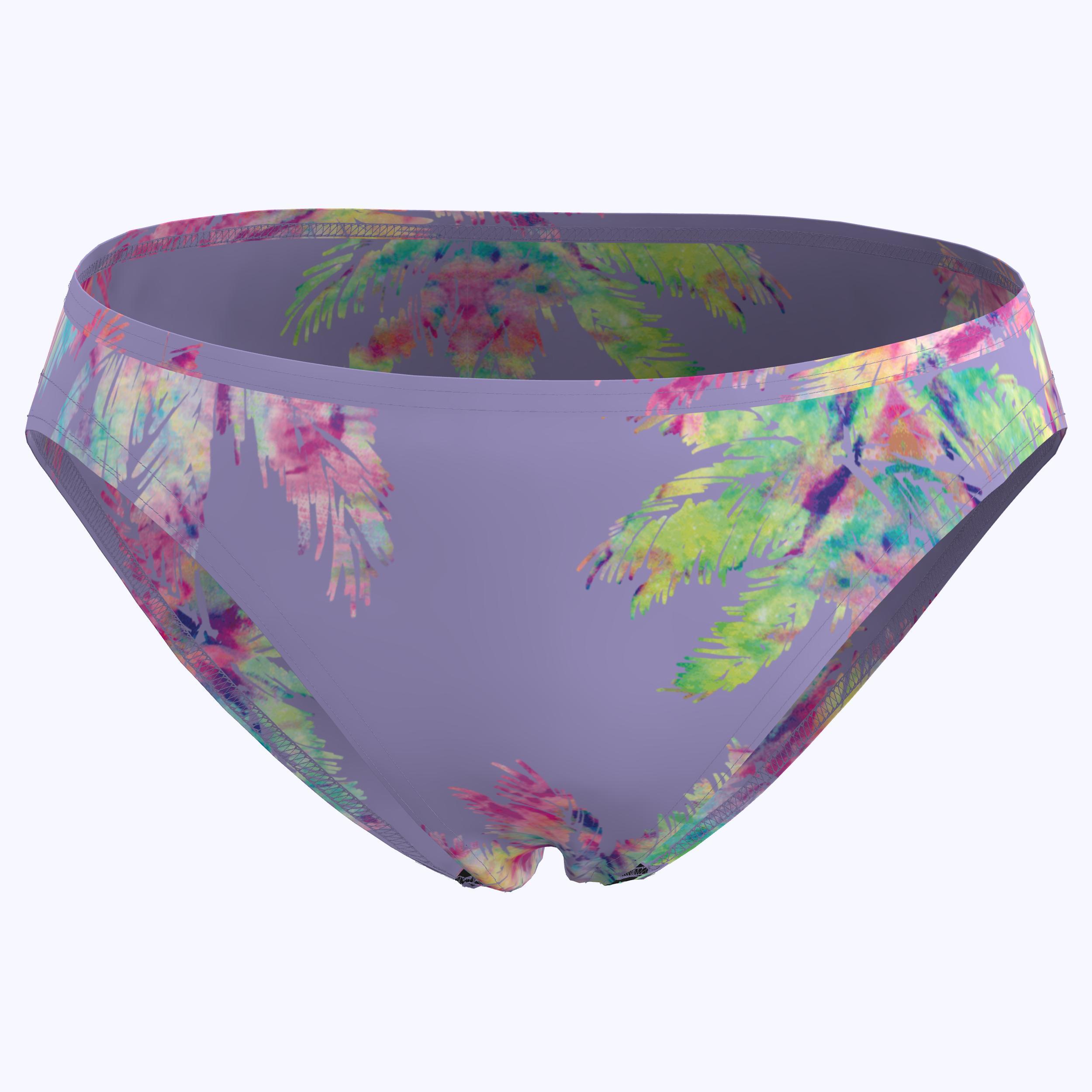 Costume slip ragazza 100 PALM lilla 8/8