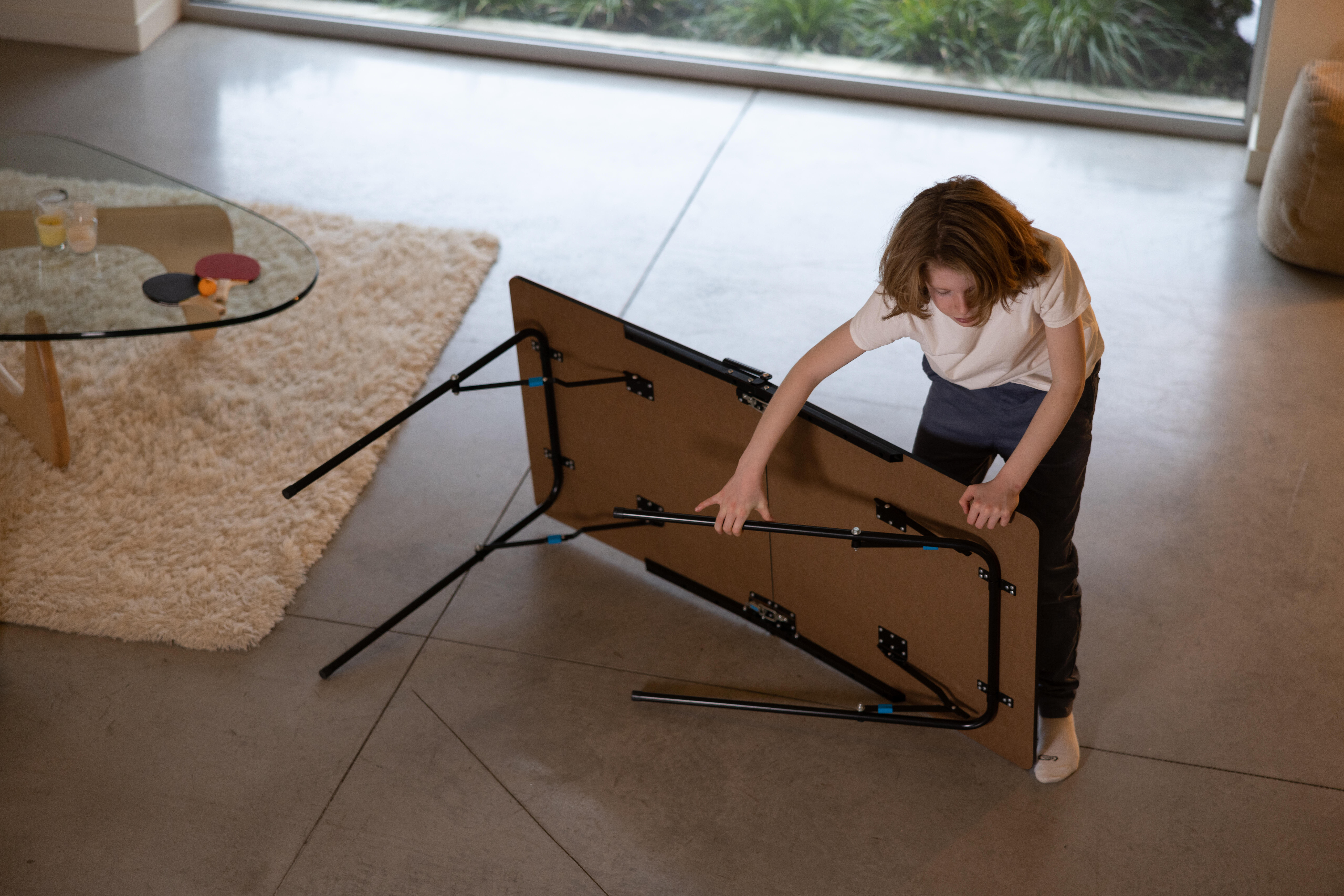Small Indoor Table Tennis Table - PPT 130  - PONGORI