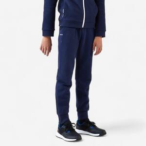 Kids' Thermal Tennis Bottoms 500 - Navy Blue