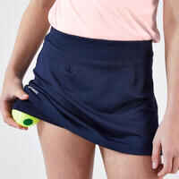 Girls' Tennis Skirt TSK100 - Navy Blue