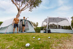 6 Man Tent With Poles - Arpenaz 6 ULTRA FRESH