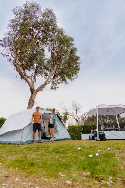 6 Man Tent With Poles - Arpenaz 6 ULTRA FRESH