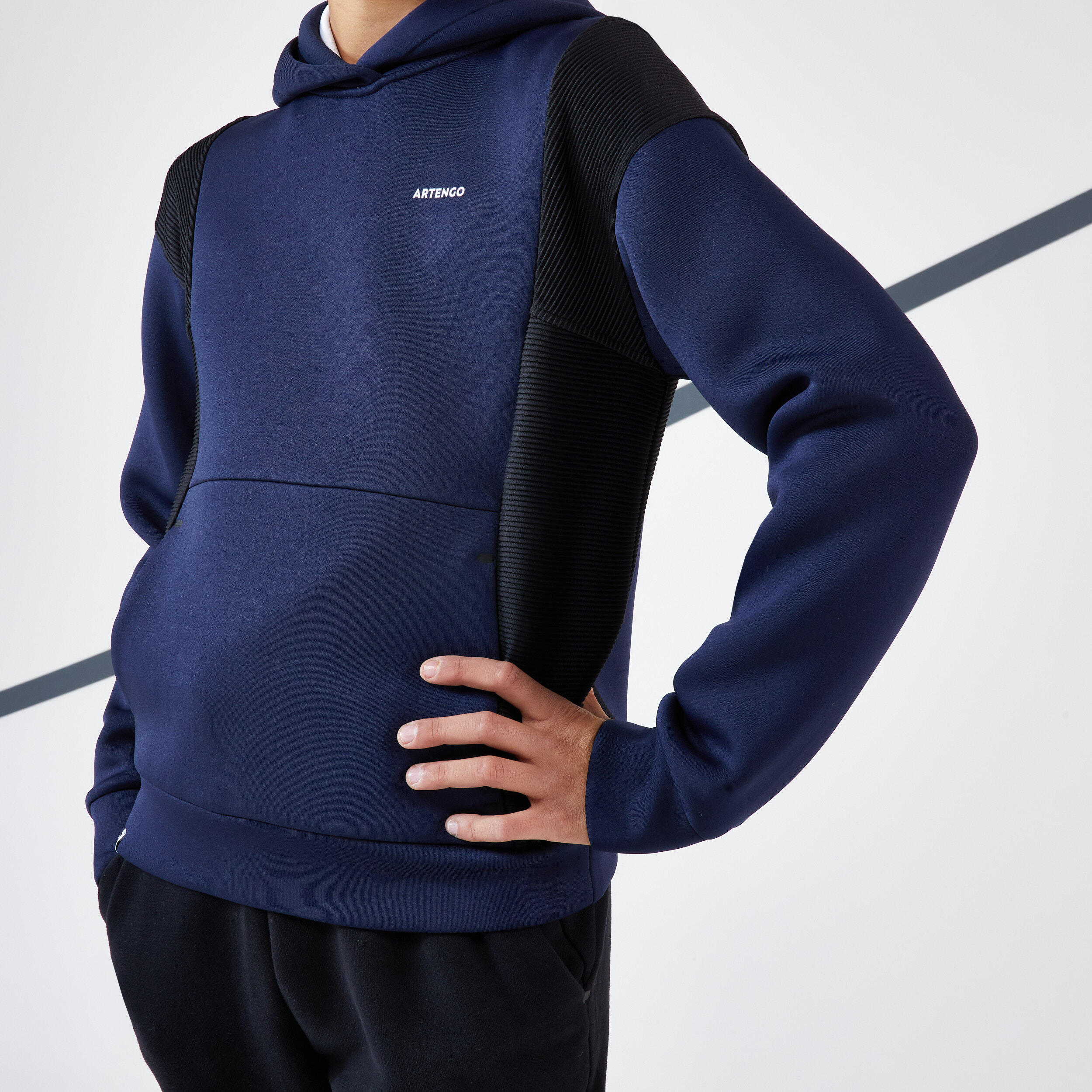 Kids' Tennis Hoodie Dry - Blue 6/7