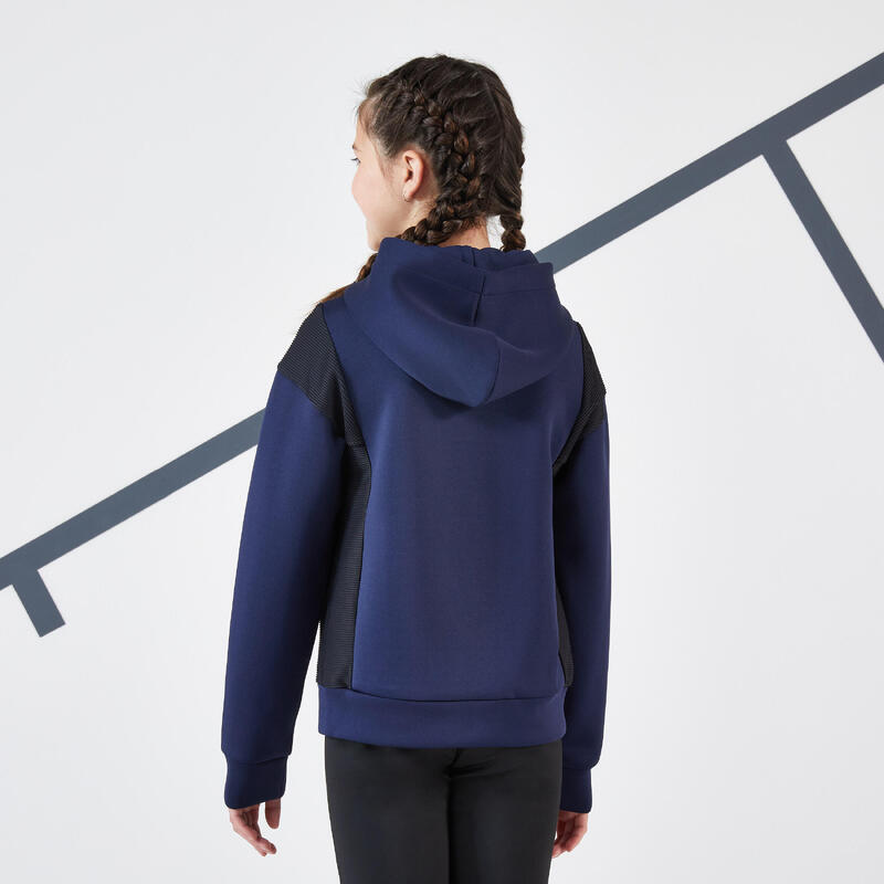 SWEATSHIRT DE TÉNIS COM CAPUZ DRY CRIANÇA - AZUL