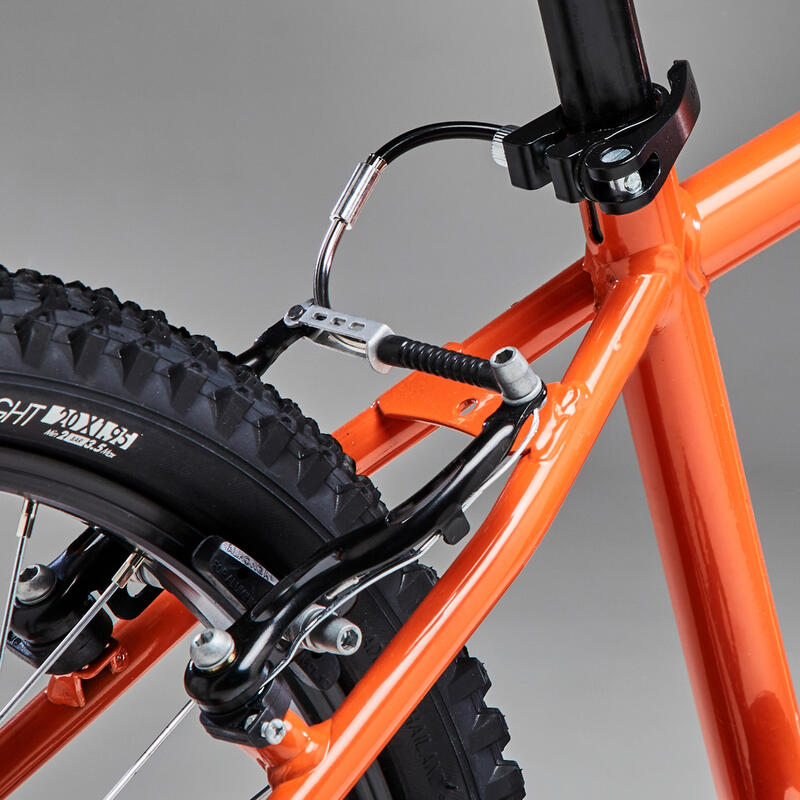 Bicicletă MTB Rockrider Explore 500 20" portocaliu copii 120-135 cm