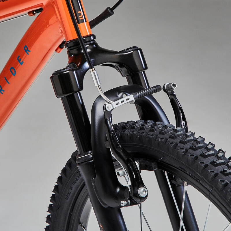 Bicicletă MTB Rockrider Explore 500 20" portocaliu copii 120-135 cm