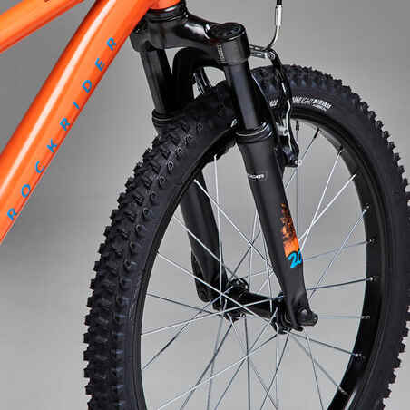 Kids' 20-Inch Mountain Bike Explore 500 Ages 6-9 - Orange