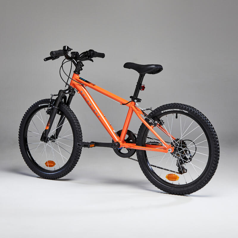 BICICLETA BTT ROCKRIDER EXPLORE 500 20 POLEGADAS CRIANÇA 6-9 Anos Laranja