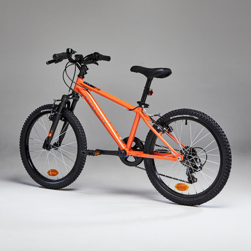 Mountainbike Kinderfahrrad 20 Zoll Rockrider Explore 500 orange