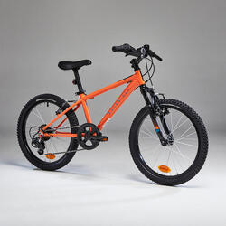Bicicleta niños 20 Pulgadas MTB Rockrider ST 500 Naranja 6-9 Años
