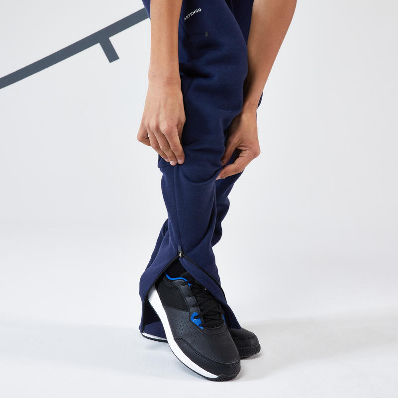 Pantalon thermique tennis 500 enfant BLEU MARINE