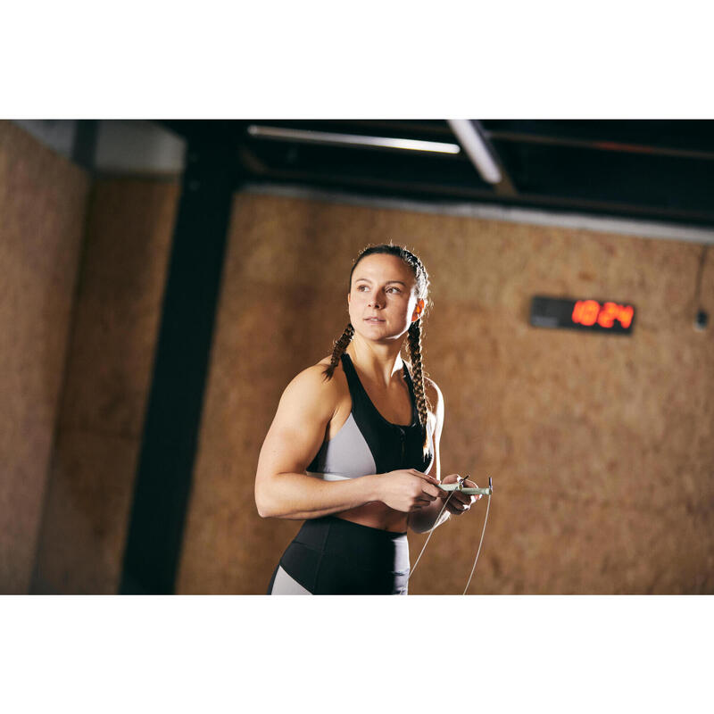 Corde à sauter cross training vitesse - Speed rope bleue