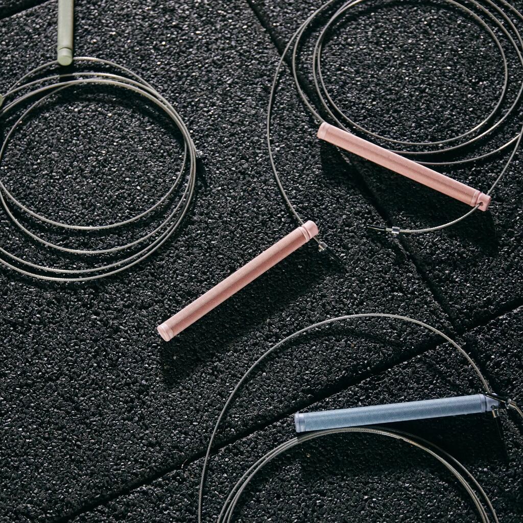Corde à sauter cross training vitesse - speed rope verte