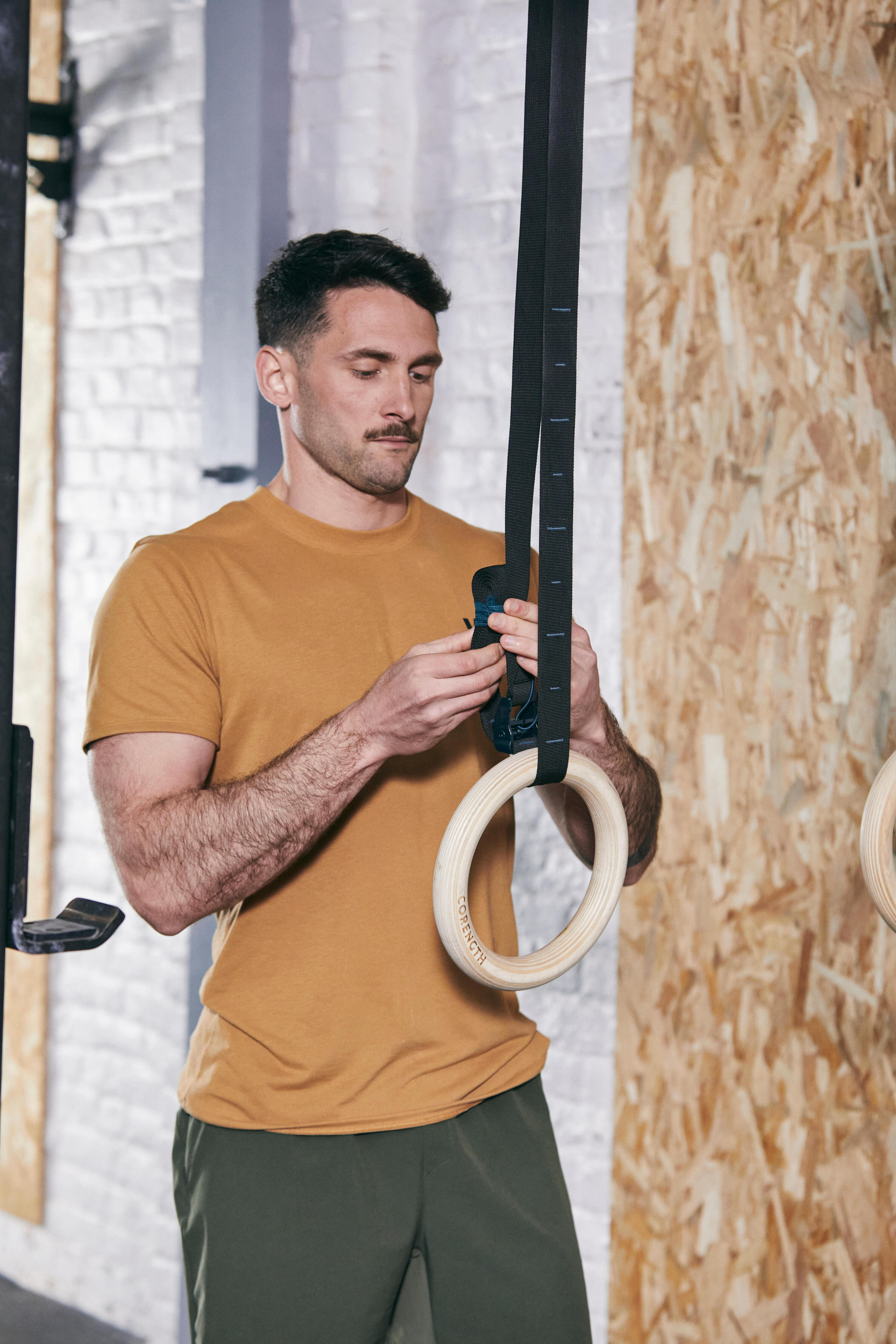 Gebraucht - Crosstraining-Ringe aus Holz 14/17