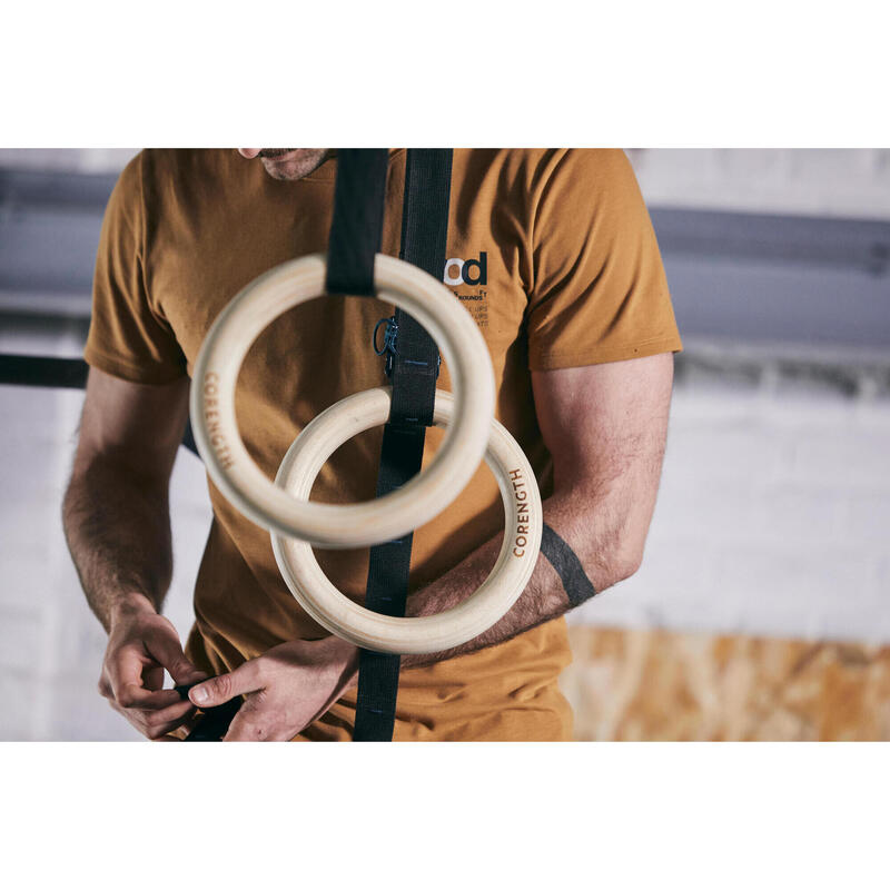 Cross Training Fitness Rings - Wood