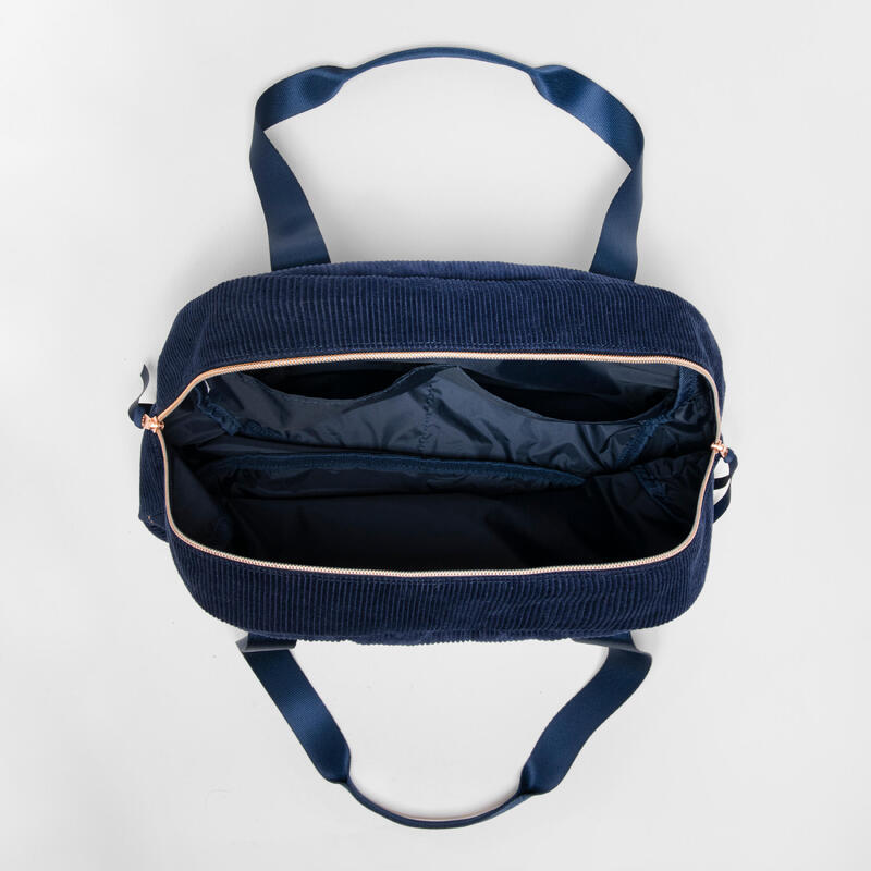 Borsa danza velluto blu