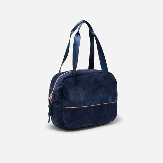 
      Girls' Dance Bag Ribbed Velvet - Navy Blue
  