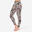 Legging danse modern jazz taille haute - Fille - Léopard, rose