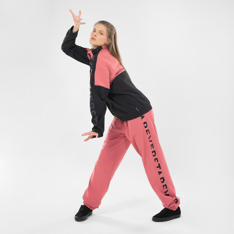 Vest voor breakdance en hiphop uniseks roze