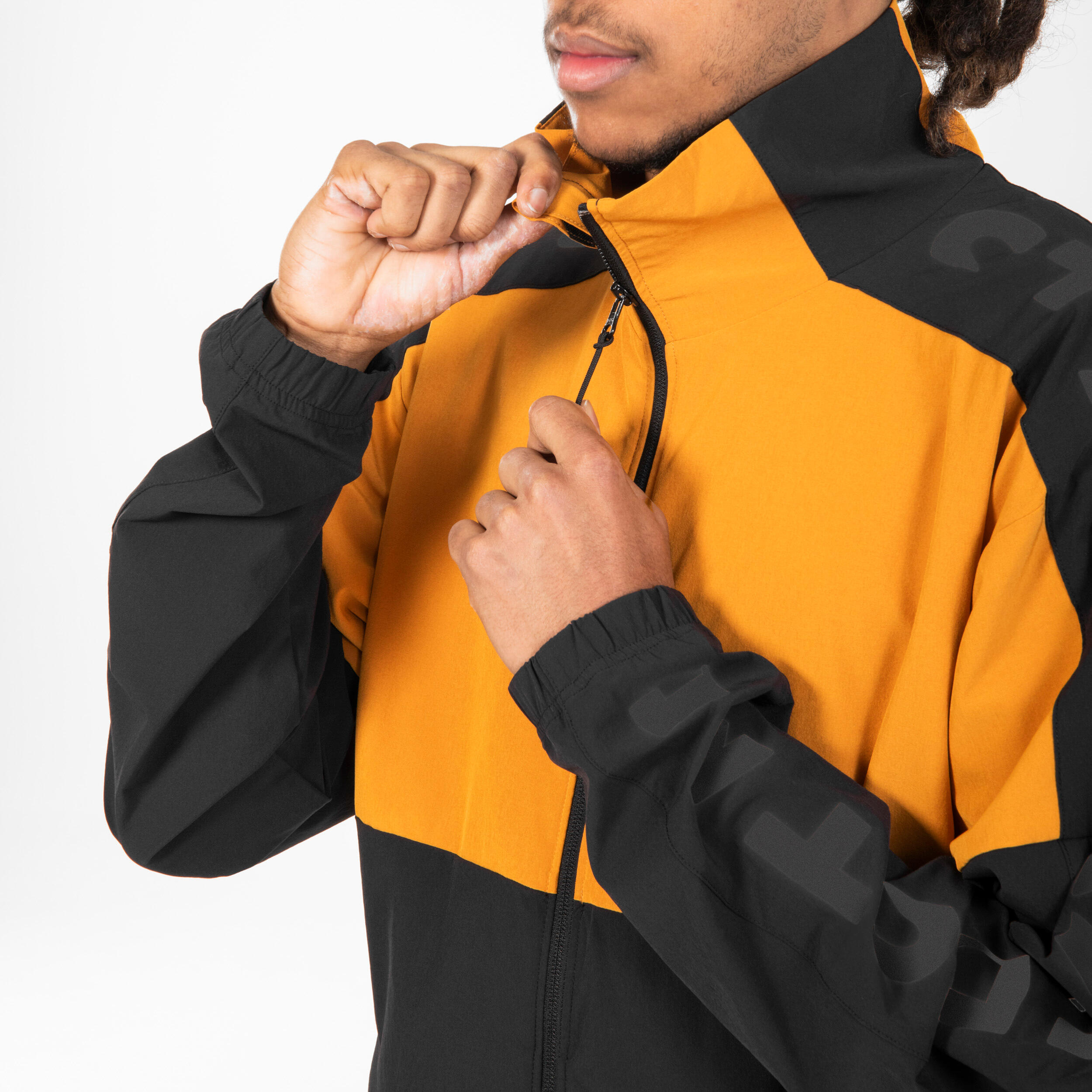 Chaqueta Break Dance Hombre/Mujer Ocre 5/7