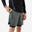 Short cuissard 2 en 1 de tennis Homme - Artengo Thermic Gris kaki / Noir