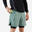 Short culote 2 en 1 de tenis Hombre - Artengo Thermic Verdín / Negro