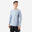 Camiseta de tenis térmica gris manga larga hombre Artengo TTS