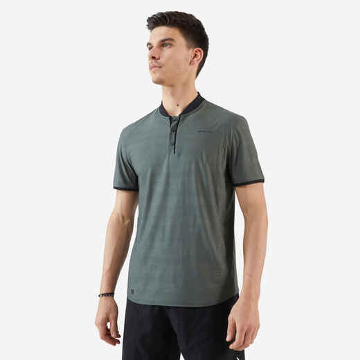 
      Men's Tennis Short-Sleeved T-Shirt Dry+ - Khaki
  
