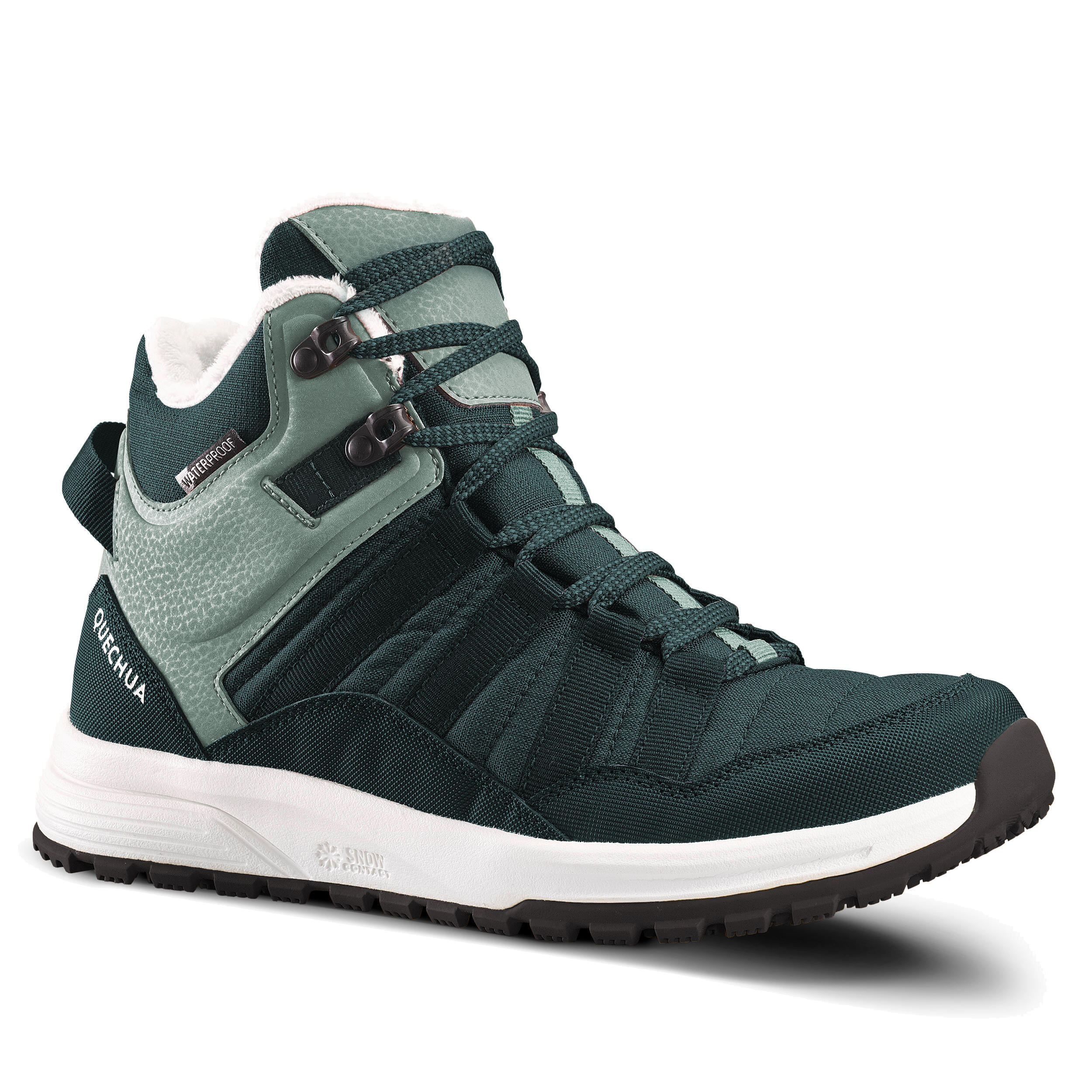 Buty turystyczne damskie Quechua SH500 Mid wodoodporne
