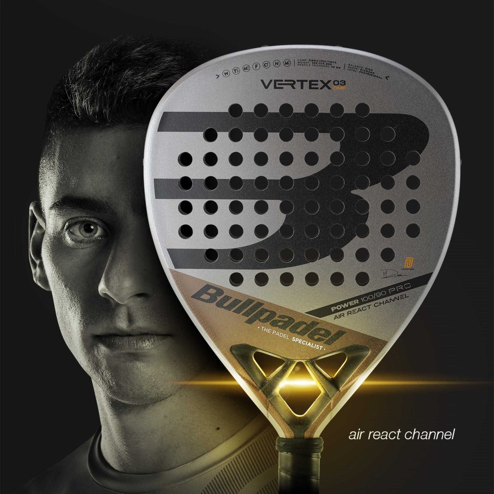 Adult Padel Racket Bullpadel Vertex Comfort Martin Di Nenno