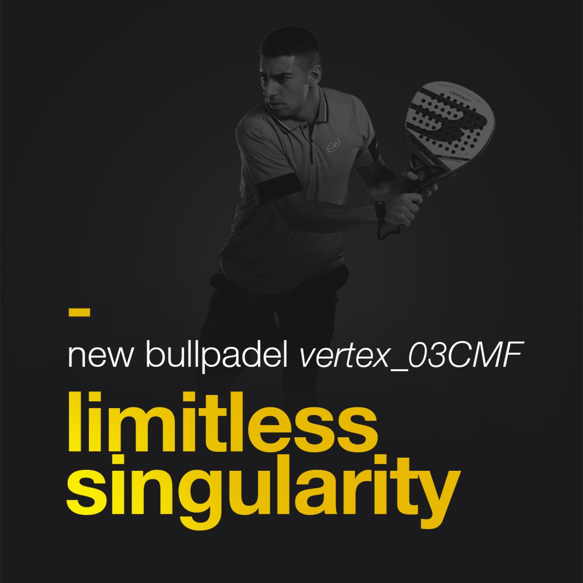 Adult Padel Racket Bullpadel Vertex Comfort Martin Di Nenno