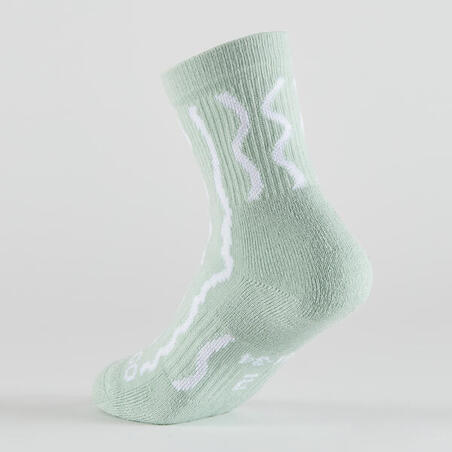 Шкарпетки дитячі RS 300 високі 4 пари сірі/зелені/з візерунком