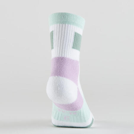 Шкарпетки дитячі RS 300 високі 4 пари сірі/зелені/з візерунком