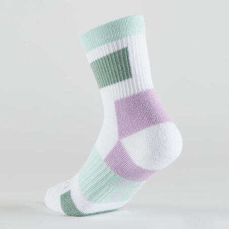 Шкарпетки дитячі RS 300 високі 4 пари сірі/зелені/з візерунком