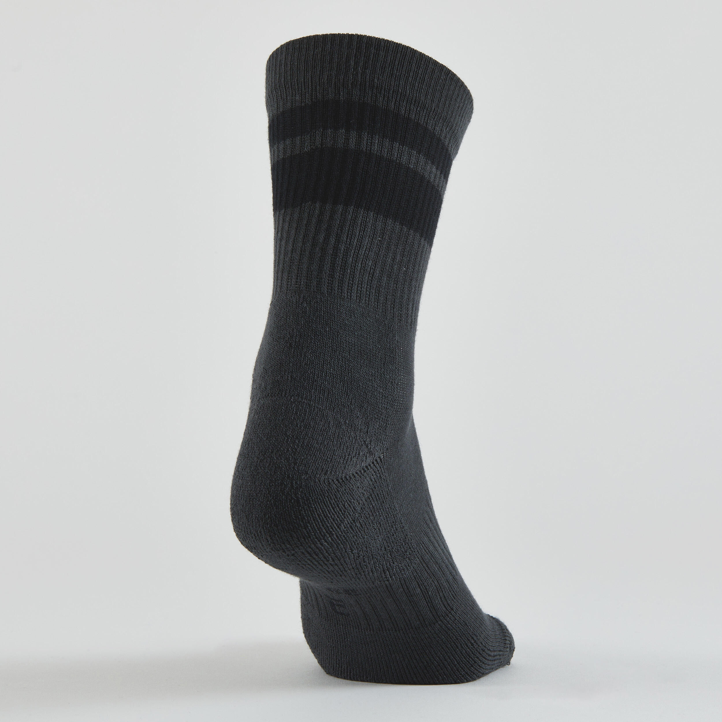 Tennissocken High 4er-Pack - RS 300 grau/schwarz Motive 8/9