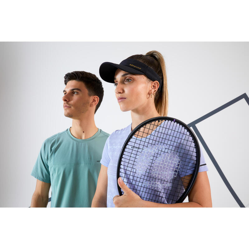 Vizieră Tenis TV100 Mărimea 56 Negru
