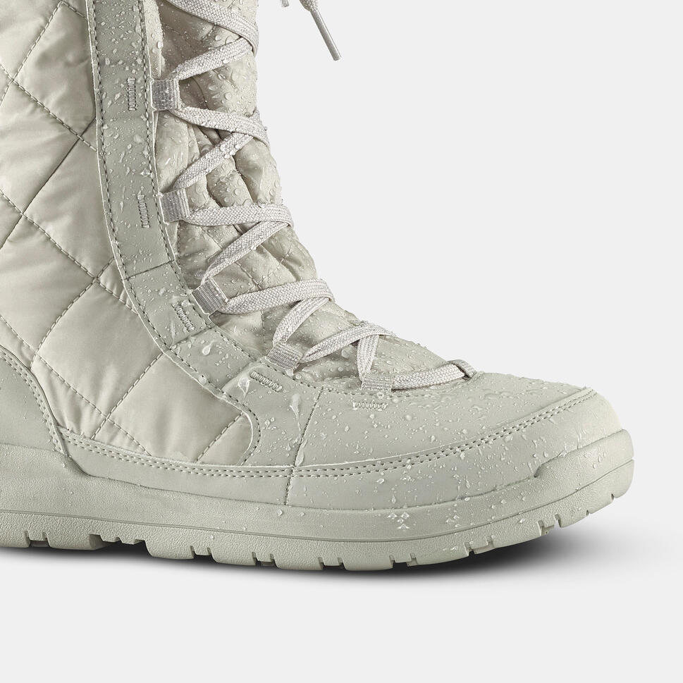 Buty turystyczne śniegowce damskie Quechua SH500 Warm wodoodporne