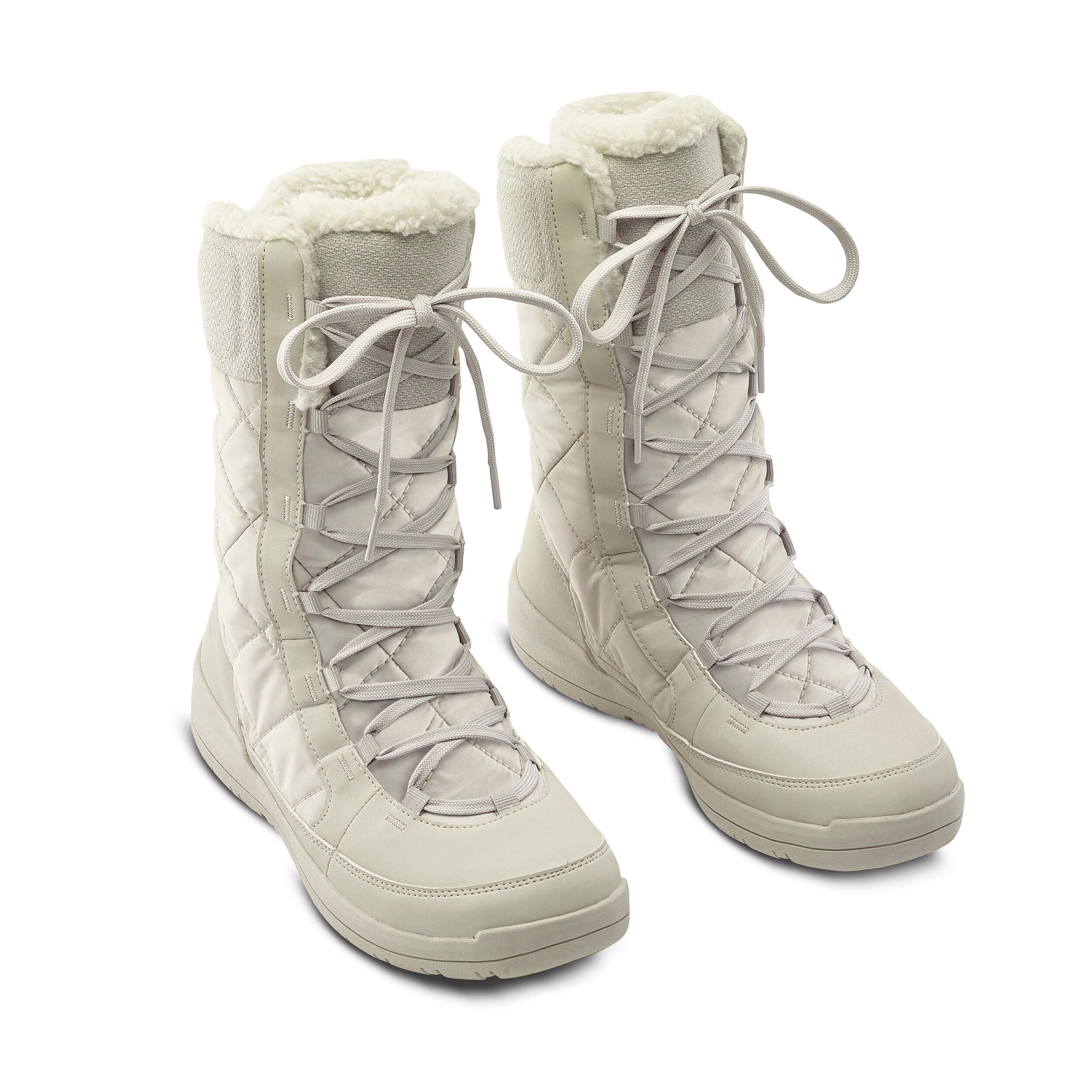 Women's warm waterproof snow boots - SH500 high - lace-up  5/7