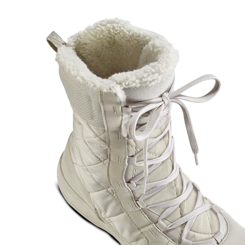 Bottes de neige chaudes et imperméables femme, NH500 Haute vert