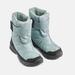 Kids’ warm waterproof snow hiking boots SH100 - Velcro Size 7 - 5.5 