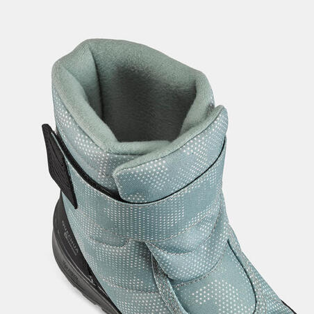 Чоботи дитячі SH100 для туризму теплі водонепроникні на липучках EU28-39 