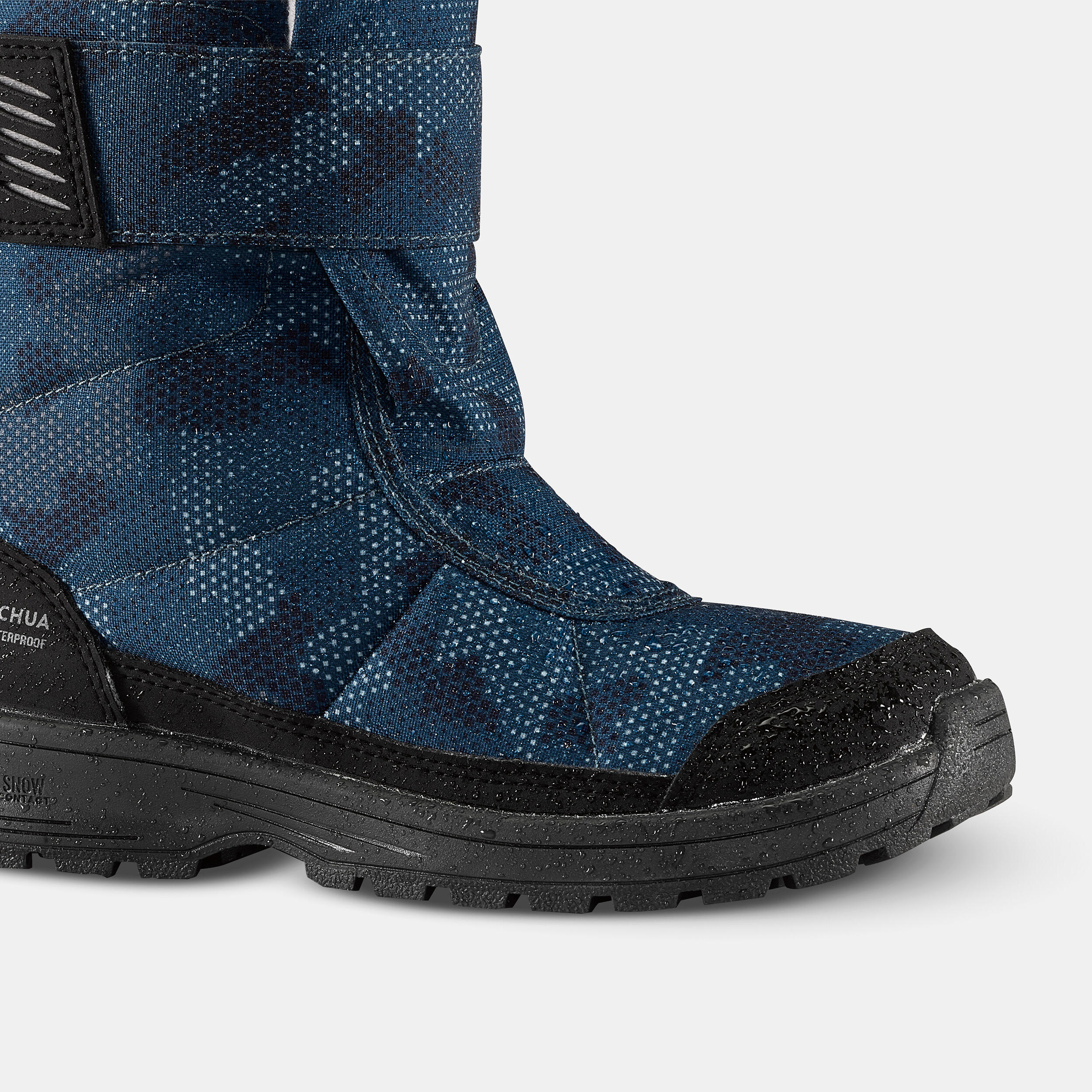 Doposci trekking bambino SH100 strap azzurri dal 24 al 38